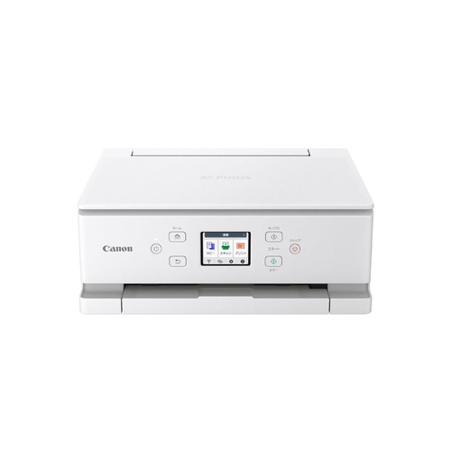 キヤノン PIXUSTS7630WH 5色インクジェット複合機 2WAY給紙対応 自動両面プリント Windows Mac ChromeOS対応 ホワイト|KIMURAYA NET TASTE