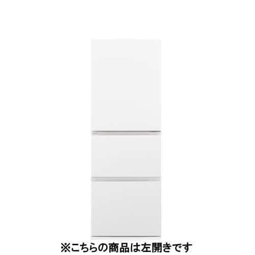 パナソニック 冷蔵庫 326L 左開き 3ドア 幅60cm うす型 大容量野菜室 NR-C33ES2L-W ホワイト系