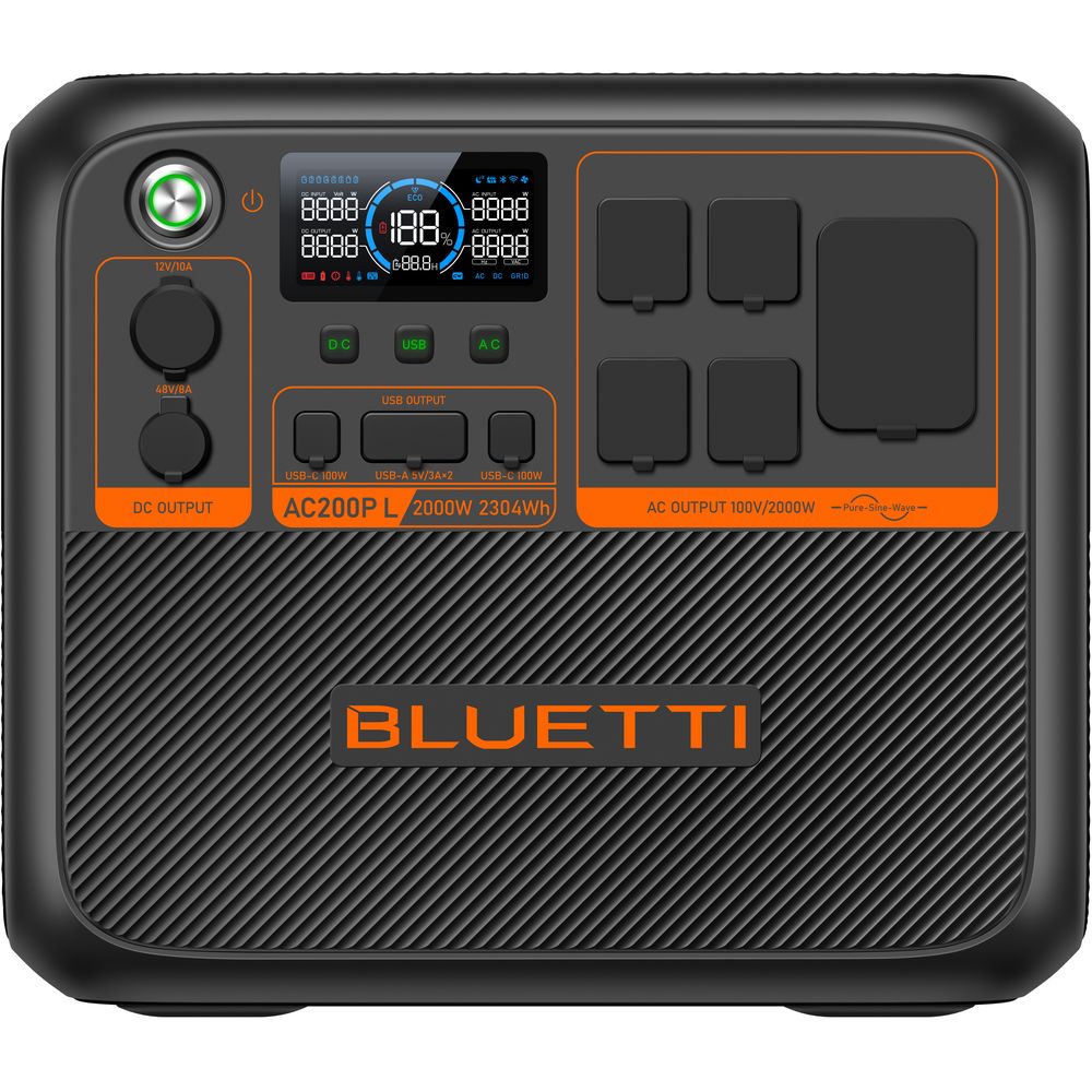 BLUETTI プレミアムシリーズ 2304Wh ポータブル電源 AC200PL AC200PL