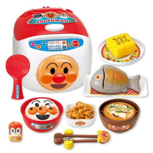 ジョイパレット おはしでつかんでシューッとたけたよ！おしゃべりすいはんきと元気100ばいSP和食セット（特典付き） アンパンマン 3歳以上