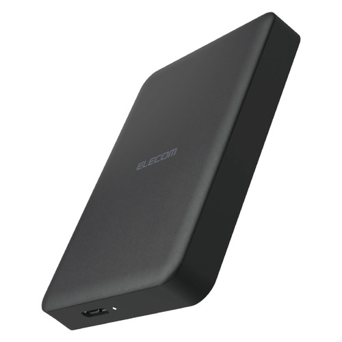 エレコム ELP-HTV020UBK テレビ録画 外付けHDD ポータブル 2.5インチ 2TB 静音ファンレス USB 3.2 Gen1(5Gbps) ブラック｜KIMURAYA NET TASTE