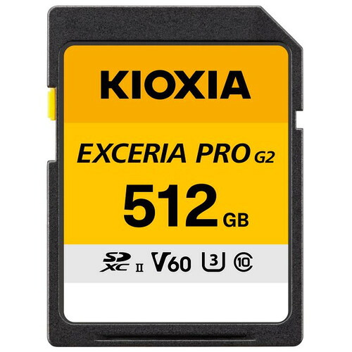 KIOXIA KSDHU-B512G SDXC歌留多 512GB Class10 UHS-II UHS機敏さ位置付けU3 録画媒体機敏さ位置付けV60
