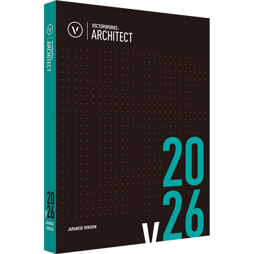 A\u0026A 124292 Vectorworks Architect 2026 スタンドアロン版 永久不変使用許可 CADホンブルグ帽 Windows Mac相応う