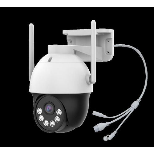水鏡 JA-Q233A-W6 屋外PTカメラ 300万画素 センサーライト搭載 移動追尾対応 動体検知の警報通知をスマホに通知