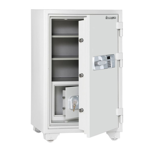セントリー CMJBSF-T1000 業務用 金庫内蔵型耐火金庫 据置型 耐火1時間 テンキー式 107L グレーホワイト｜KIMURAYA NET TASTE
