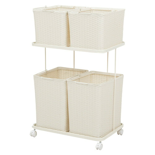 萩原 RAN-2428WH ランドリーラック ホワイト｜KIMURAYA NET TASTE