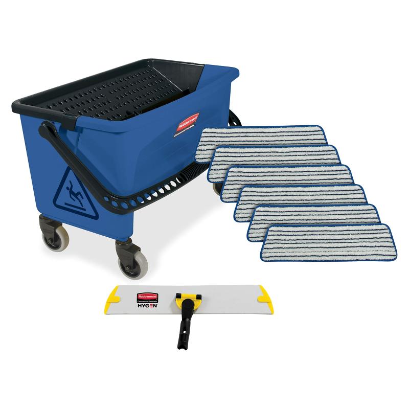 ラバーメイド(Rubbermaid) マイクロファイバー 仕上げ用モップセット RMQ050