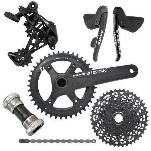 SRAM Apex1 GXP 10/11 Speed Crankset Asymmetry 42T Length 172.5mm BCD 110mm ,SY3526 (172.5mm)｜KINAKINAストア
