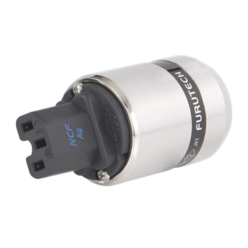 盛りだくさんテック 《ハイエンド点数》インレットプラグ【銀メッキ】（15A 125V / 10A 250V AC）FURUTECH FI-48-NCF(銀)