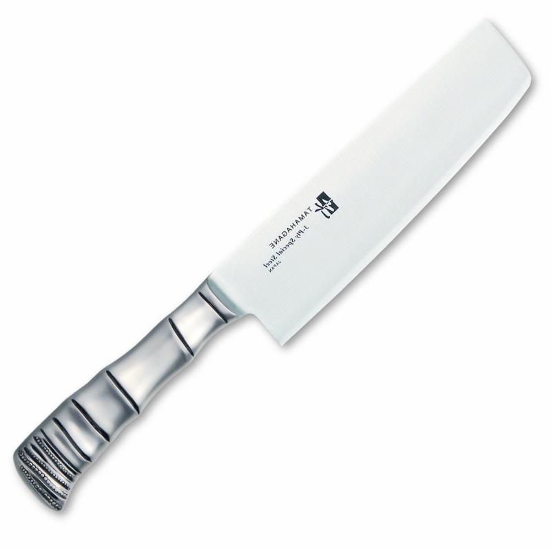 片岡製作所 菜切庖丁 シルバー 180mm 日本製 TAMAHAGANE 竹 モリブデン・バナジウム鋼 割込 TK-1165 8,227円