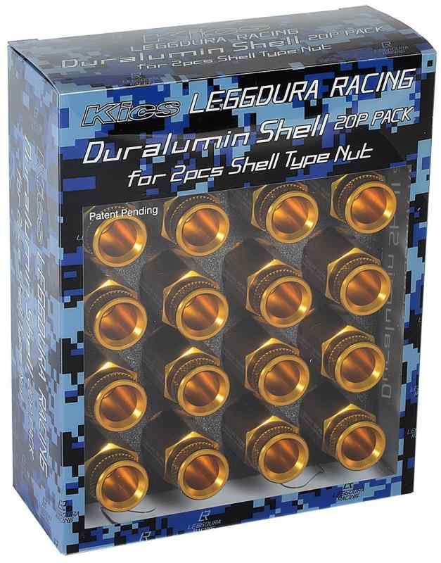 KYO-EI (協永産業)LEGGDURA RACING Shell Type Lock & Nut Set (RL53) レデューラレーシングシェルタイプナット(ロック&ナットセット)M12×P1.5 17,675円