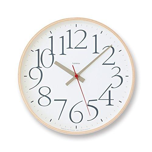 レムノス 掛け時計 エーワイ クロック アールシー 電波 アナログ 白 AY clock RC AY14-10 WH Lemnos