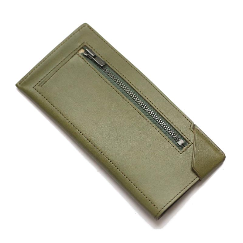 [STATUSY] FRAGMAN フラグマン 長財布 極小 ハンドメイド 日本製 栃木レザー 本革 天然皮革 紙幣を折らずに20枚収納｜KINAKINAストア