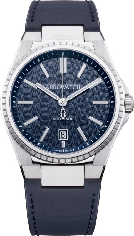アエロウォッチ デイト 60900自動巻き メンズ AEROWATCH アエロウォッチ 60900-2 デイト 自動巻き メンズ