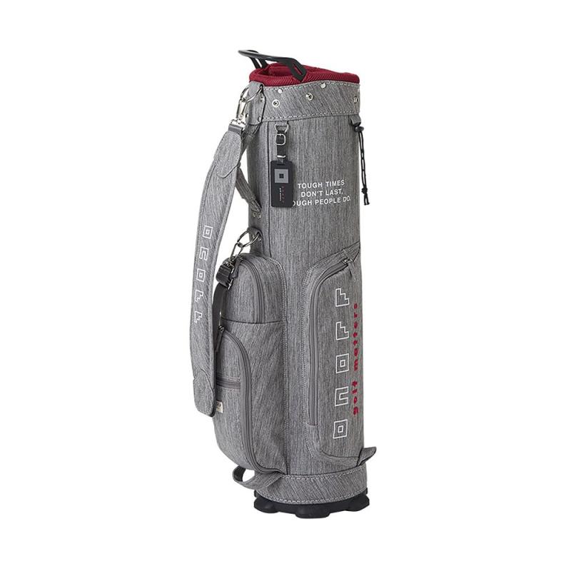 オノフ(ONOFF) ゴルフ 杢調続きもの Caddie Bag キャディバッグ 7型 47in相応う OB1225-88 AGY しろがね色