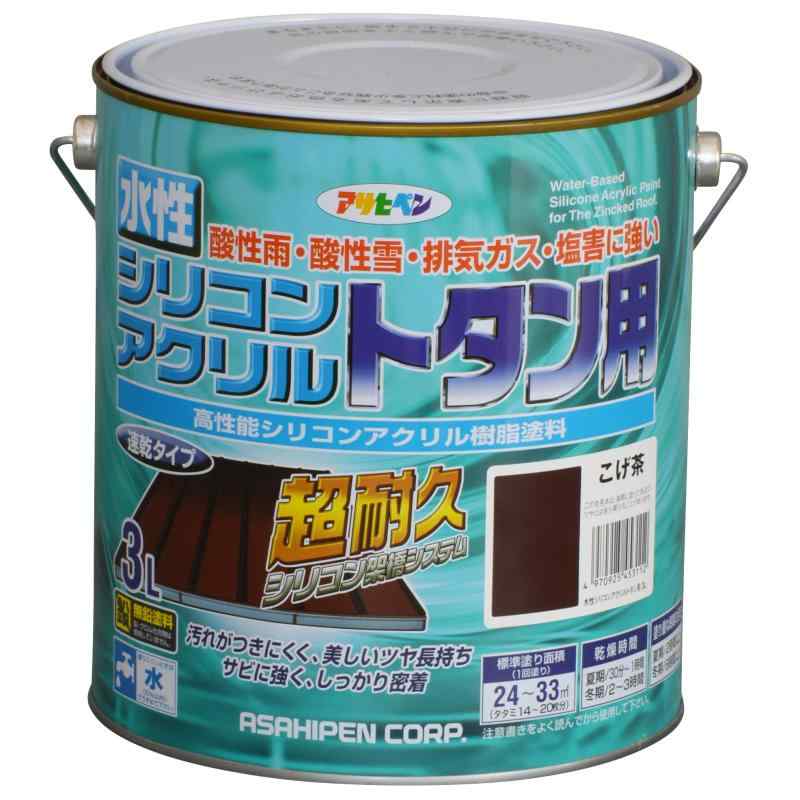アサヒペン(Asahipen)水性シリコンアクリルトタン用3L/7L/14L|KINAKINAストア