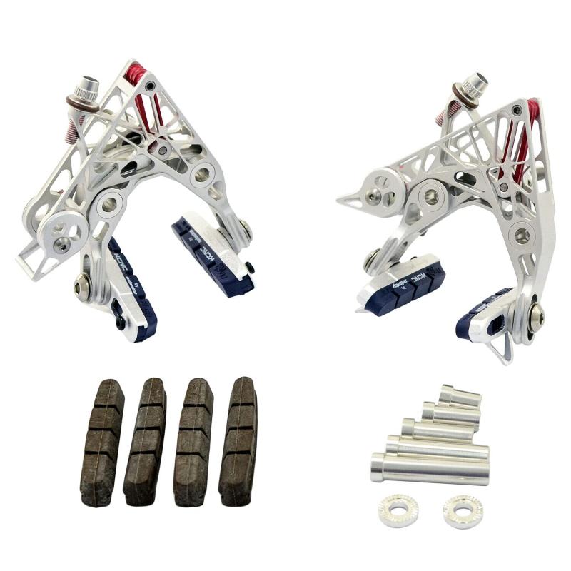 KCNC CB3 Road ANGLE Brake Set (Front + Rear), Silver, CB3-S, SK2293
