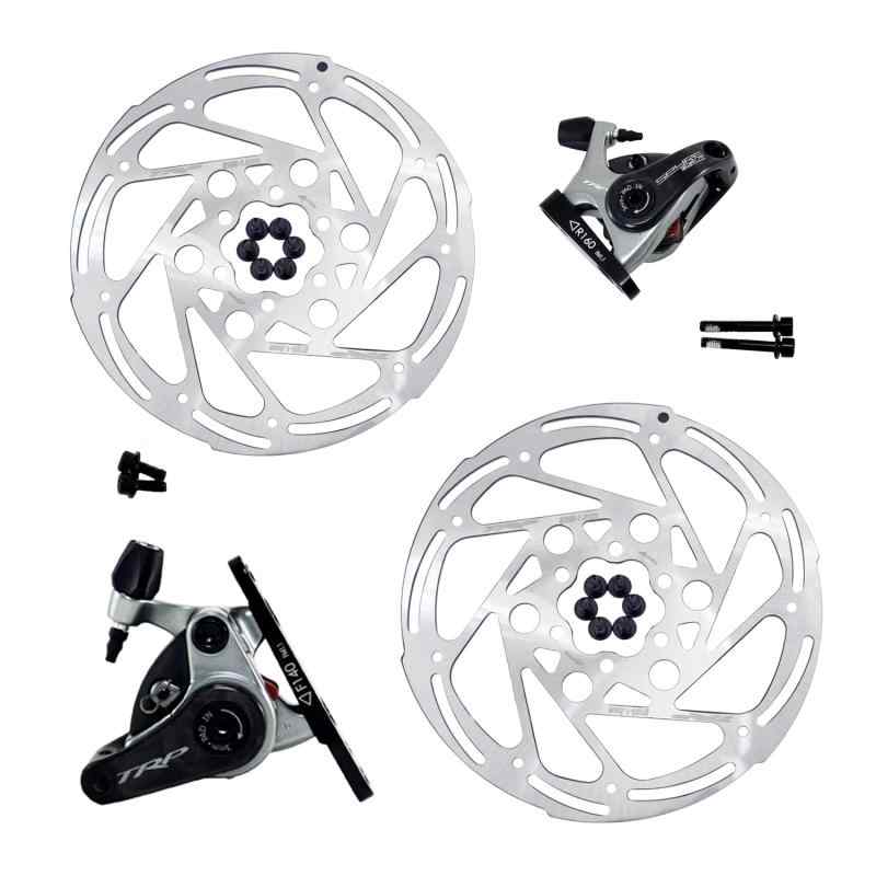 TRP SPYRE SLC Road Carbon Flat Mount Mechancial Disc Brake Set 160mm Rotor (F+R) #ST1526|KINAKINAストア