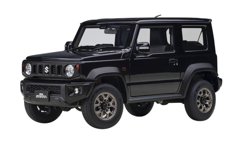 オートアート (AUTOart) 1/18 スズキ ジムニー シエラ (JB74) ブラック・パール 完成品 78508