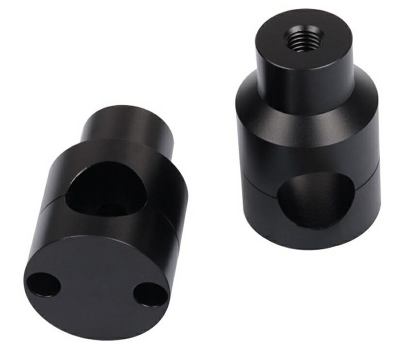最新デザインの バイク 汎用 丸型 ハンドルポスト ハンドルライザー クランプ 台座 1インチ 8インチ 25.4mm 22.2mm アメリカン  カスタム 黒 銀 ブラック メッキ ハーレー ドラッグスター バルカン シャドウ マグナ スティード ビラーゴ SR400 W400 レブル カワサキ  ...
