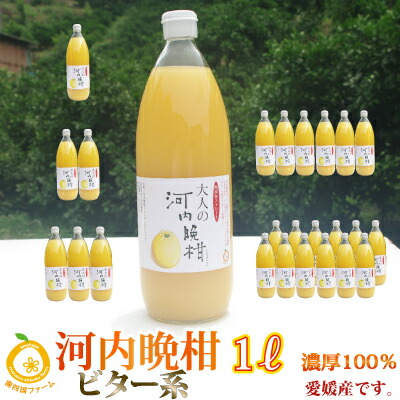 楽天市場】河内晩柑 ジュース 3本 6本 12本 愛媛県愛南町産果実【かわ