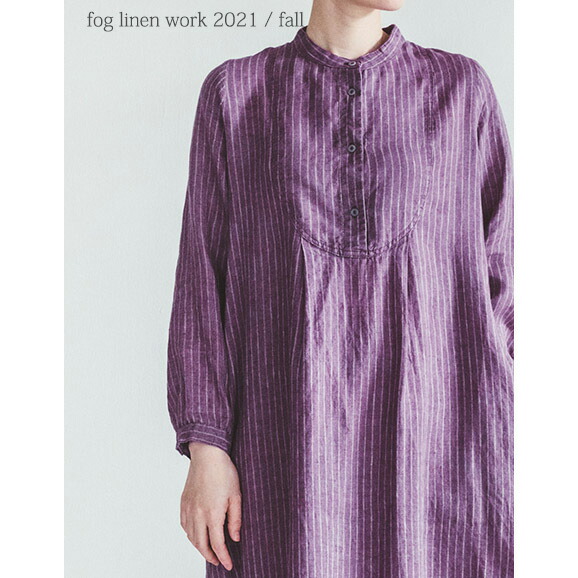 Fog Linen Work フォグリネンワーク ジル ワンピース ルネ Lwa378 Wibe Propaint Hu