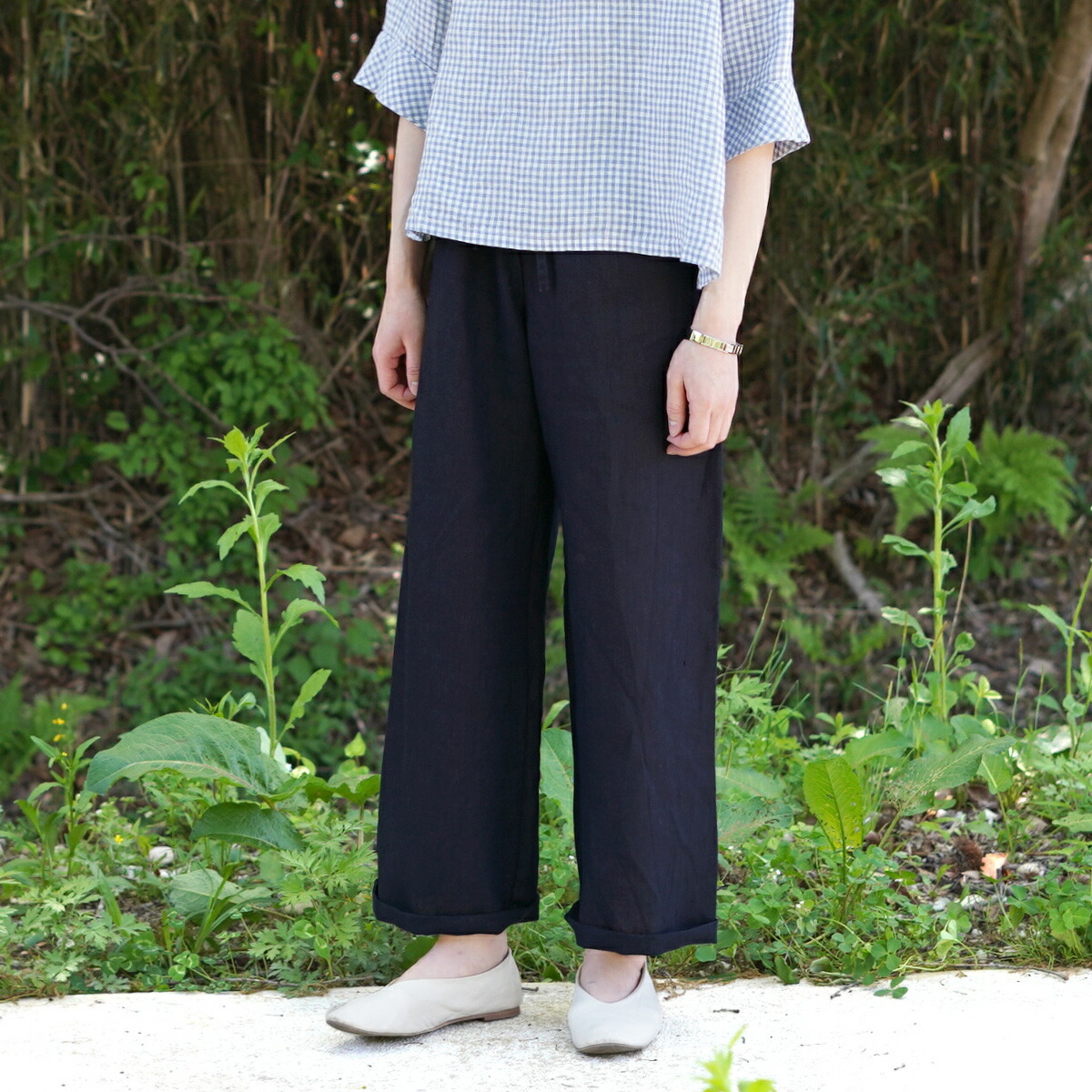 fog linen work オワーズリネンパンツ　ネイビー fog linen work オワーズリネンパンツ ネイビー 楽天市場】（fog