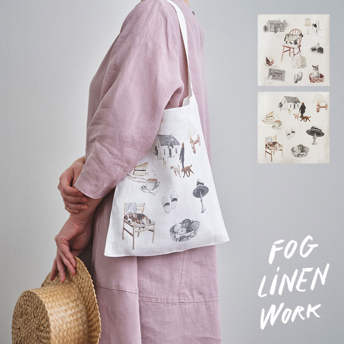 楽天市場】MISATO OGIHARA ワンハンドルバッグ fog linen work
