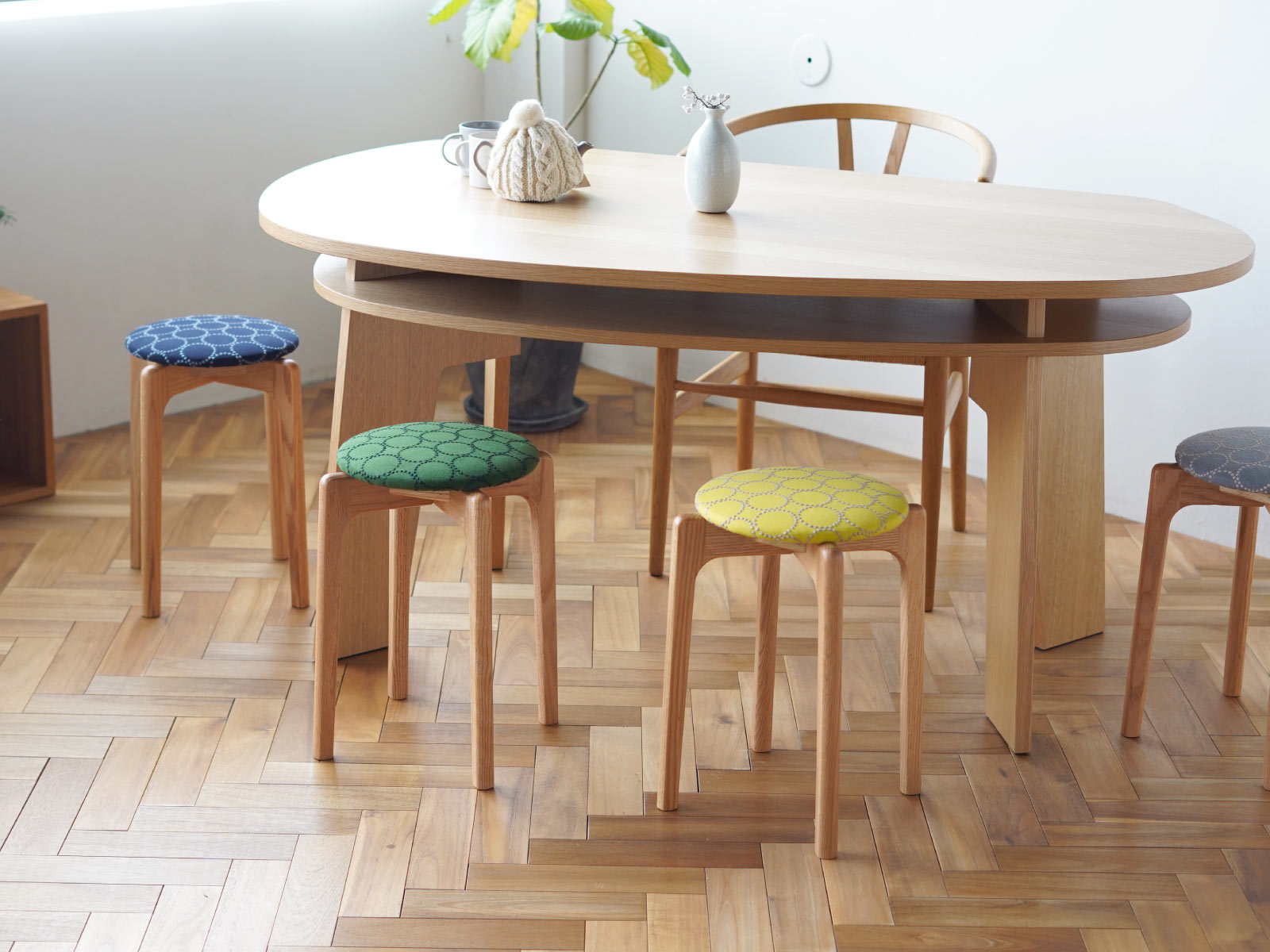 即納在庫あり】全4色 ミナペルホネン タンバリン スタッキングスツール