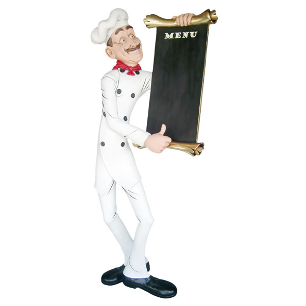 楽天市場】コックさん 樹脂フィギュア シェフ オブジェ 店舗