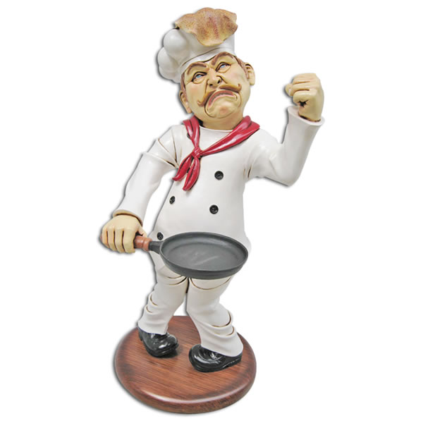 オブジェ パンケーキを作るシェフ インテリア イベント ディスプレイ Pancake Chef