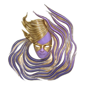 オブジェ コヒアの見せ掛け 室内装飾 出来事 見せびらかす Kohia Mask