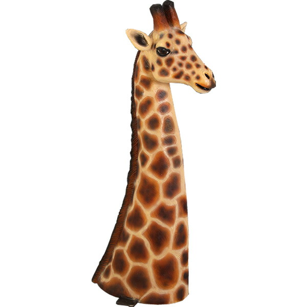 毛の荒物 オブジェ 麒麟の天天 室内装飾 出来事 見せびらかす Giraffe Head