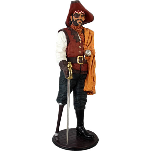 オブジェ 義足の海賊 インテリア イベント ディスプレイ Captain Wooden Leg