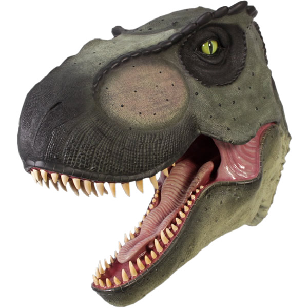 恐竜 オブジェ T-Rexの頭部 壁掛け インテリア イベント ディスプレイ Giant T-Rex Head