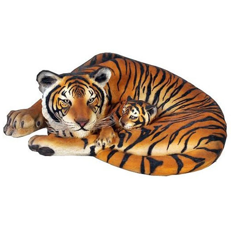 実物大 動物 オブジェ ベンガルタイガーの母子 インテリア イベント ディスプレイ|Gracious