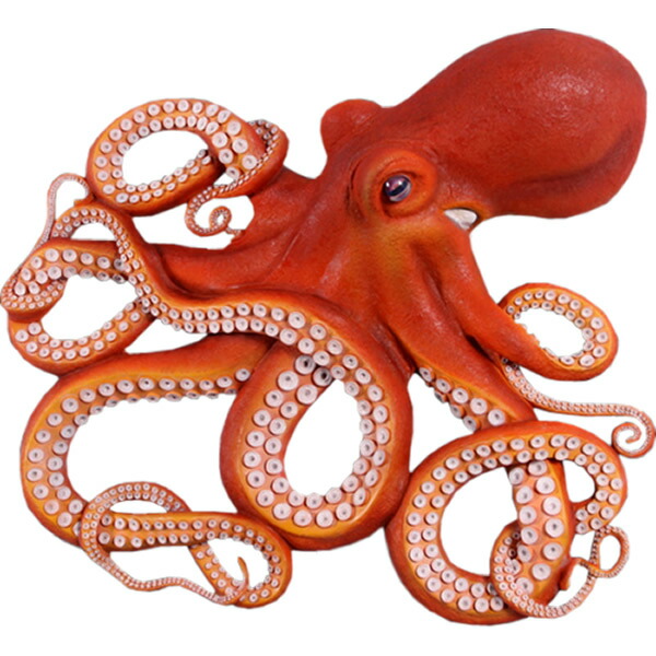 動物 オブジェ 壁掛け用 巨大なタコ インテリア イベント ディスプレイ Octopus Wall Decor