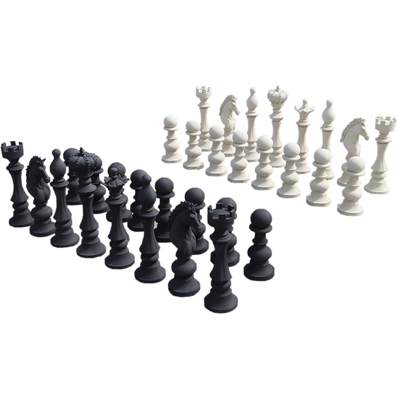 楽天市場】等身大のチェス駒 クイーン ホワイト Chess Queen 高
