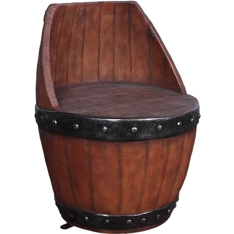 オブジェ 樽型のベンチ インテリア イベント ディスプレイ Barrel Chair