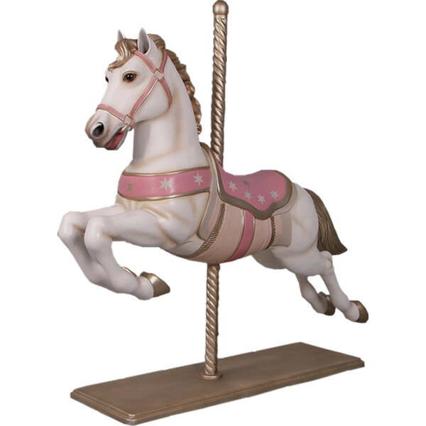 楽天市場】オブジェ メリーゴーランド 木馬 インテリア イベント