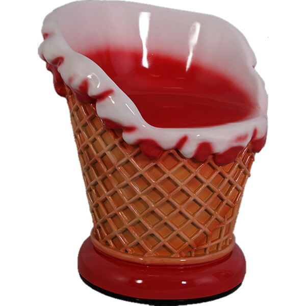 オブジェ アイスクリームチェア（赤） インテリア イベント ディスプレイ Ice Cream Chair