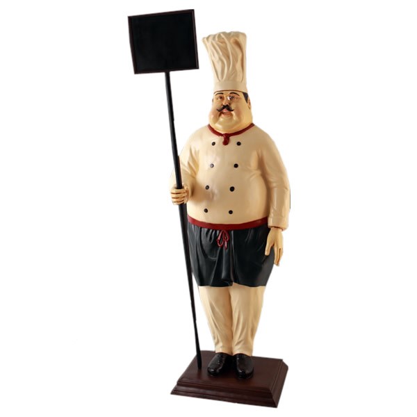 オブジェ メニューボードを持つコック インテリア イベント ディスプレイ COOK｜Gracious