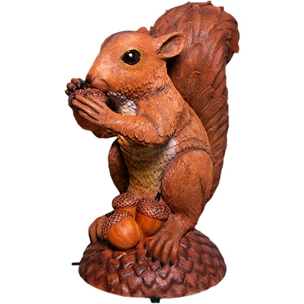 毛の荒物 オブジェ 途轍も無いな栗鼠の像 室内装飾 でき事 見せびらかす The Enormous Squirrel Statue