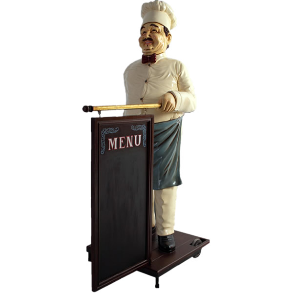 楽天市場】コックさん 樹脂フィギュア シェフ オブジェ 店舗