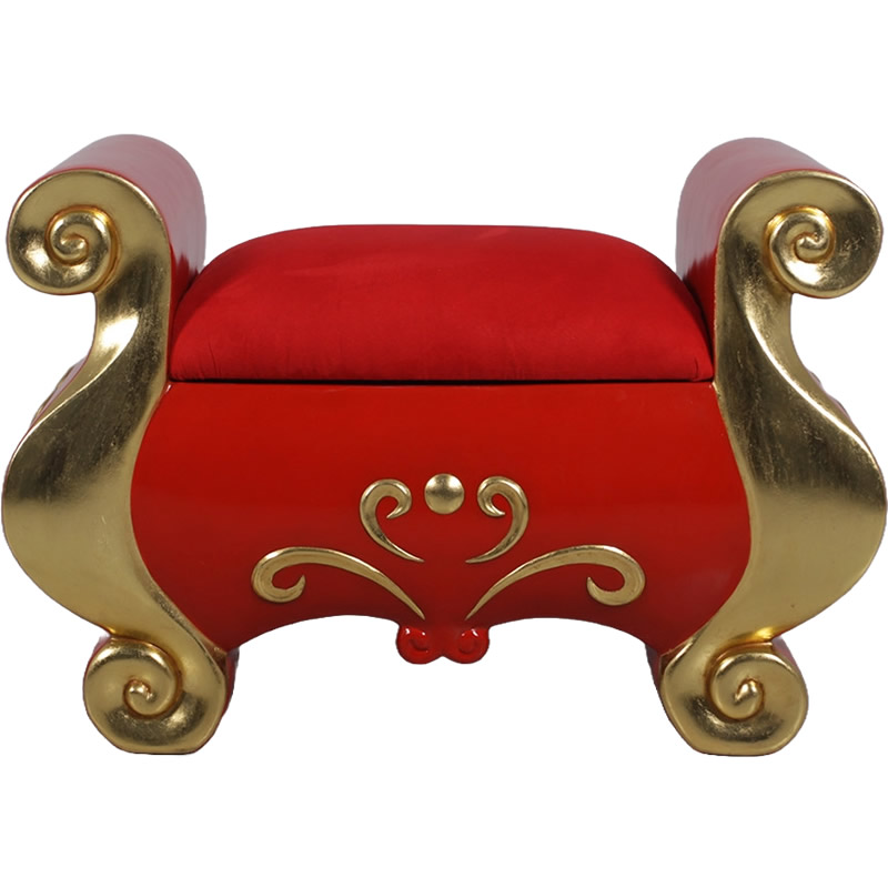 オブジェ サンタの腰かけ 室内装飾 でき事 見せびらかす Footstool for Santas Throne