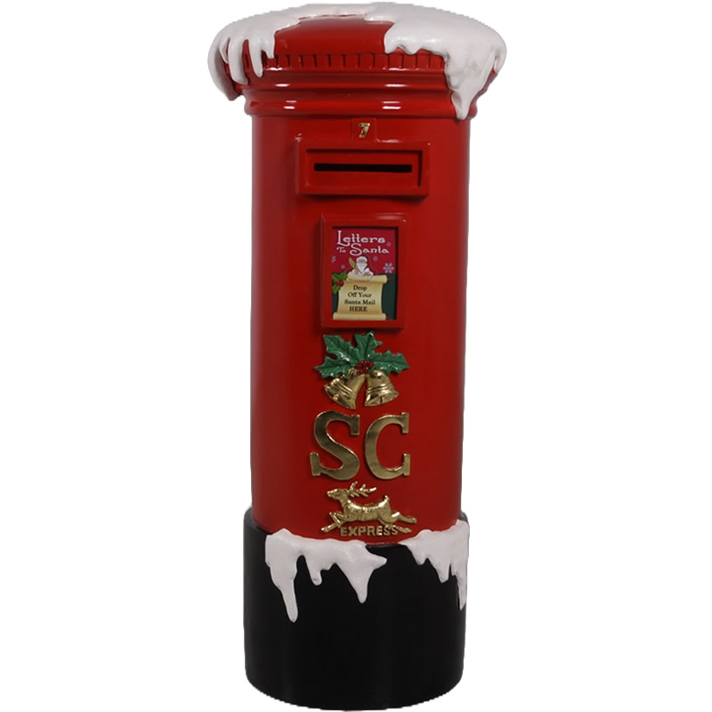 赤い郵便ポスト型置物 SANTOEI