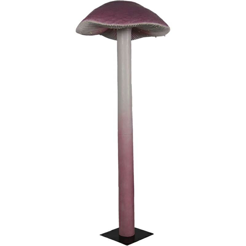 オブジェ ライラック ボンネット マッシュルーム インテリア イベント ディスプレイ Lilac Bonnet Mushroom|Gracious
