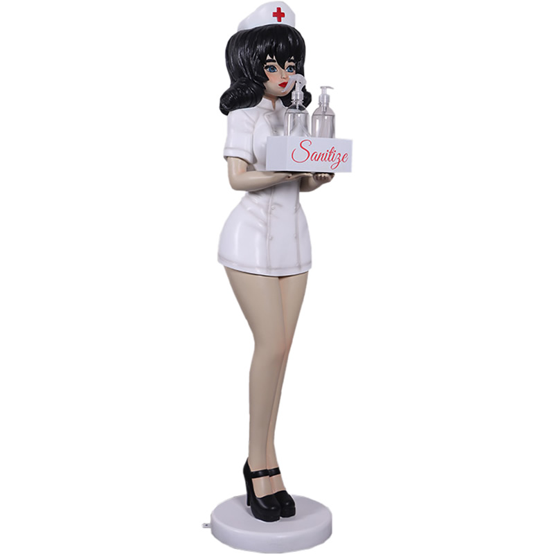 オブジェ アニメ風 白衣の天使 室内装飾 出来事 見せびらかす Nurse 150珊 Anime