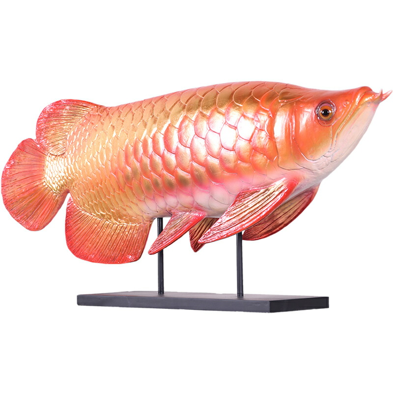 オブジェ アロワナ 室内装飾 でき事 見せびらかす Arowana