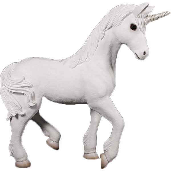 毛の荒物 オブジェ ユニ唐きび 室内装飾 でき事 見せびらかす Unicorn Small